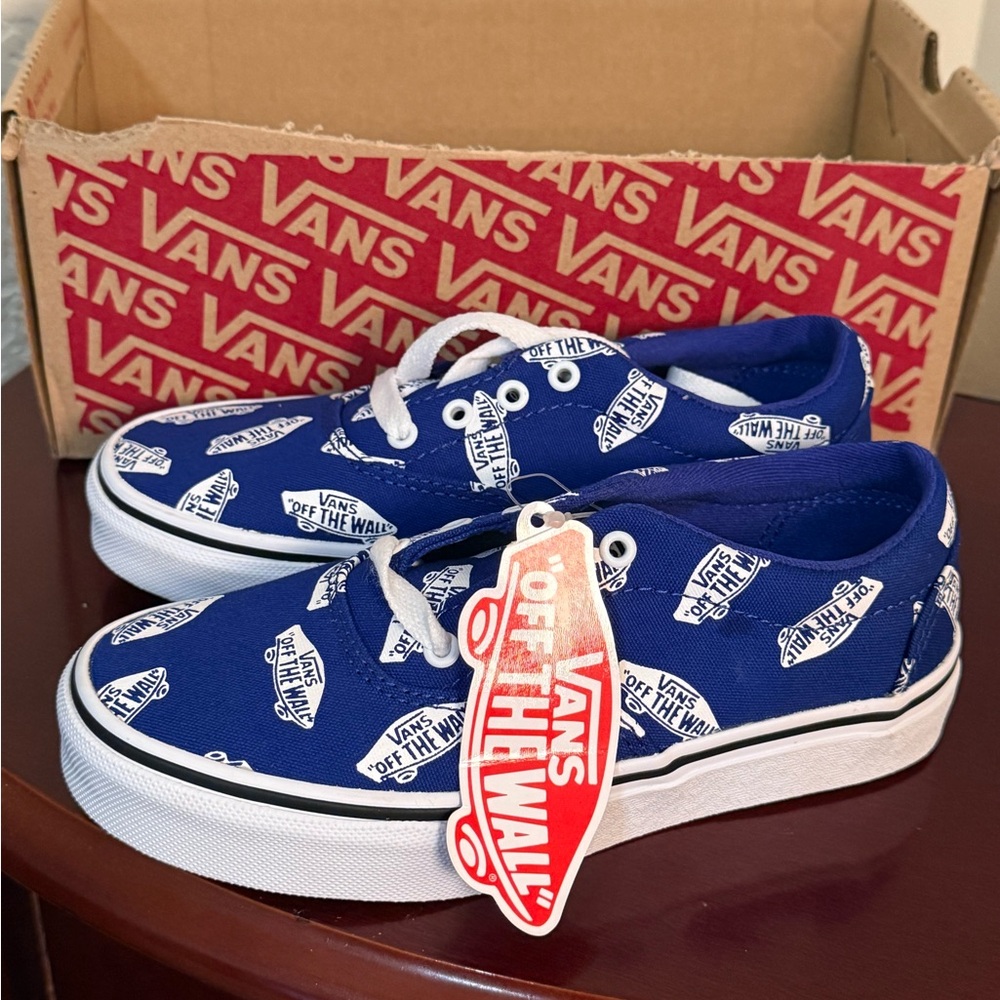 Vans Vibrant Blue Sneakers with White Accents